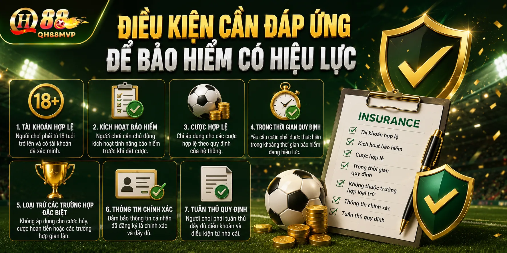 Điều Kiện Cần Đáp Ứng Để Bảo Hiểm Có Hiệu Lực